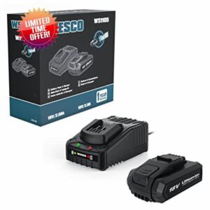 WESCO Lithium-ion Battery and Charger Set 18 V (18 V System