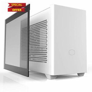 Cooler Master NR200P White SFF Small Form Factor Mini-ITX Case with Tempered glass or Vented Panel Option