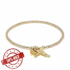 Annie Haak Santeenie Gold Charm Bracelet - My Guardian Angel