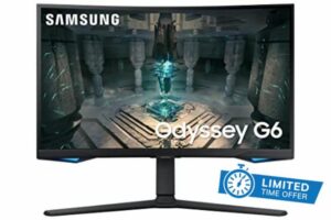 Samsung Odyssey G6 LS27BG650EUXXU 27" Curved Smart Gaming Monitor - QHD 2560x1440