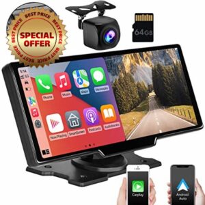 9.3 Inch HD IPS Touchscreen Car Stereo with Wireless Carplay