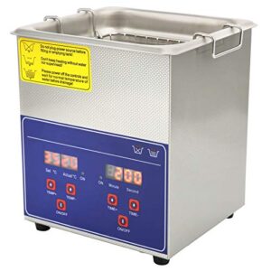 Digital Ultra Sonic Tank with Heater and Timer 2L PS‑10A Cleaning Equipment with Short Circuit Protection(UK Plug)