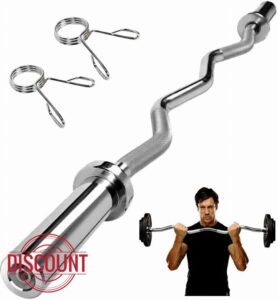jxgzyy Olympic EZ Curl Bar