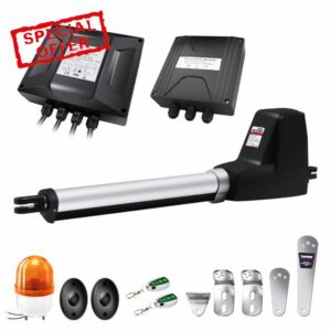 TOPENS AT6131 Single Swing Gate Opener Medium Duty Automatic Gate Motor for Single Swing Gates Up to 5.5m