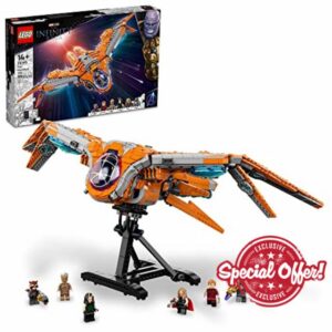 LEGO Marvel The Guardians’ Ship 76193 Space Battleship Building Kit; 6 Minifigures Include Star-Lord and Thor; New 2021 (1