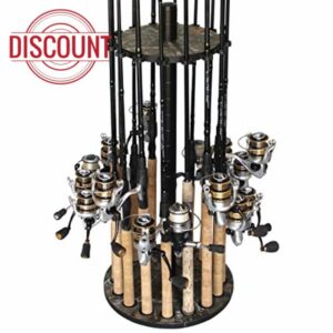 Rush Creek Creations Round 16 Fishing Rod Rack