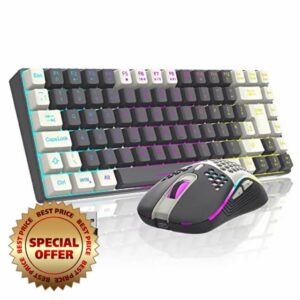 RedThunder K84 75% Wireless RGB Gaming Keyboard and Mouse