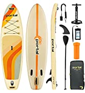 Portal Stand Up Paddle Board, 10'6x33 x6 Inflatable Paddle Boards with SUP Accessories Including ...