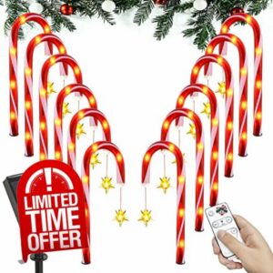 Solar Candy Cane Lights