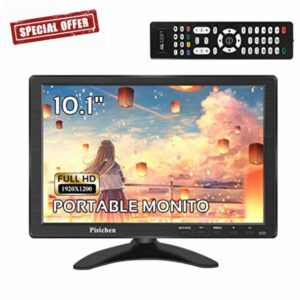 Pisichen Small HDMI Monitor - 10.1 inch FHD 1920×1200 IPS Portable Monitor