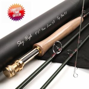 Maxcatch Sky High Series Fly Rod Best Trout Fly Fishing Rods(Size:3/4/5/6/7/8wt)
