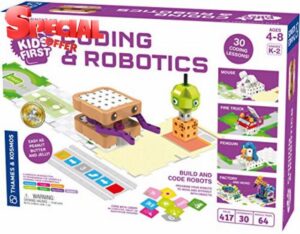 Thames & Kosmos | 567012 | Coding & Robotics | Stem Experiment Kit | 30 Coding Experiments | Build and Code Robots | Ages 4-8