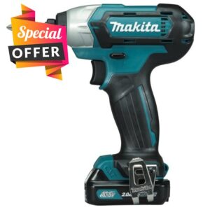 Makita TD110DWAE 12V Max Li-Ion CXT Impact Driver Complete with 2 x 2.0 Ah Li-Ion Batteries and Charger Supplied in A Carry Case