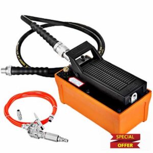 Mophorn Electric 2 Air Foot Pump with Hose Hydraulic Jack