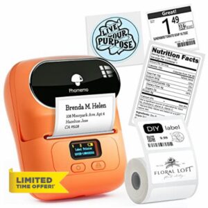 Phomemo M110 Portable Wireless Thermal Label Printer