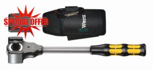 Wera 05003692001 8002 C"Koloss" Ratchet with 1/2-Inch Drive - Silve