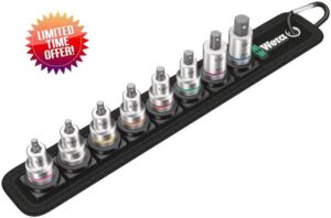 Wera Belt B Imperial 1 Zyklop In-Hex-Plus holding function bit socket set