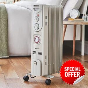 Silentnight 7-Fin Oil Filled Radiator with Timer