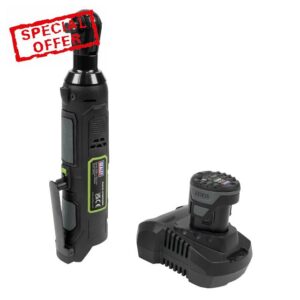 Sealey CP108VCRW 10.8V 2Ah 3/8"Sq Drive Cordless Ratchet Wrench Kit 45Nm