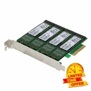 Sedna SE-PCIE-m2SSDx4-R-MA interface cards/adapter M.2 Internal - Accessory (PCIe