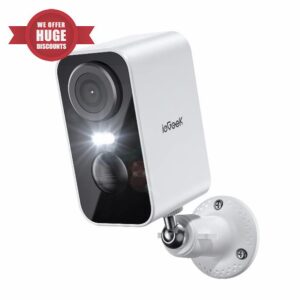 ieGeek 2K Wireless Security Camera Outdoor Colorful Night Vision