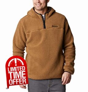 Columbia Men's Rugged Ridge Iii Sherpa Pullover Hoodie Sherpa Fleece Pull Ove