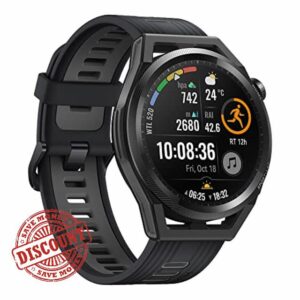 Huawei Watch GT Runner - Smartwatch with Scientific Running Program and Running Coach - Lightweight and Comfortable Sport Watch with up to 2 Weeks Battery Life - 46mm Black