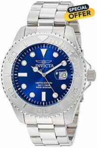 Invicta Men's Analog Quartz Watch with Stainless Steel Strap 24623