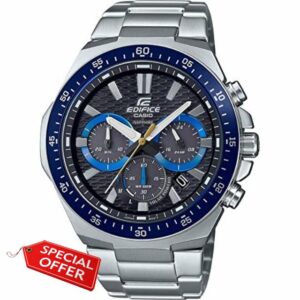 Casio Mens Chronograph Quartz Watch Edifice with Stainless Steel Strap
