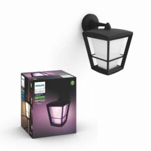 Philips Hue Econic White and Colour Ambiance LED Smart Garden Wall Light [Down Lantern]