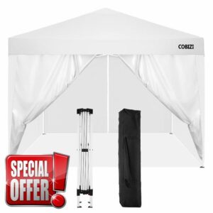 Pop Up Gazebo with Sides 3m x 3m