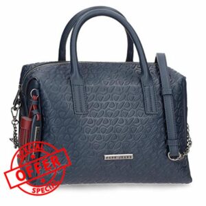 Pepe Jeans Essence Bag Bowling Blue 31 x 19 x 15 cm Faux Leather