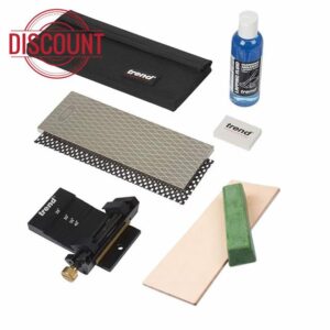 Trend DWS/KIT/B Diamond Whetstone Honing and Polishing Kit for Sharpening Router Bits and Chisels