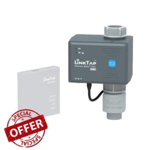 LinkTap G2S Wireless Water Timer - Requires Gateway - Smart Irrigation Tap Timer with App