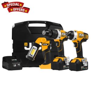 JCB 18V Cordless Power Tool Set
