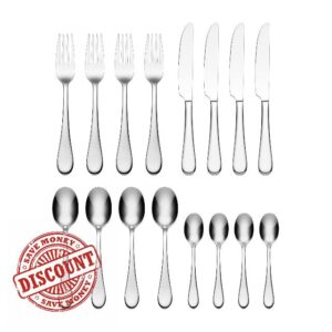 Oneida Icarus Cutlery Set for 4 - Stainless Steel Cutlery Set