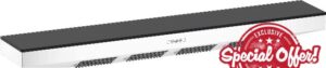 Hansgrohe Rainfinity Shower Head 500 mm with 1 Jet Type and Shower Shelf Matte White