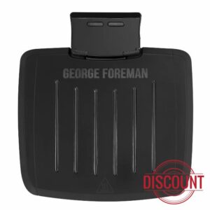 George Foreman 28300 Immersa Individual Electric Grill - Removable Control Panel To Allow Grill Machine To Be Fully Washable And Dishwasher Safe