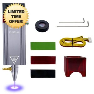 Laser Module Kit 450nm 80W with Air Assistance
