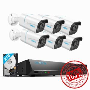 Reolink 4K PoE CCTV Security Camera Systems with Person/Vehicle Detection