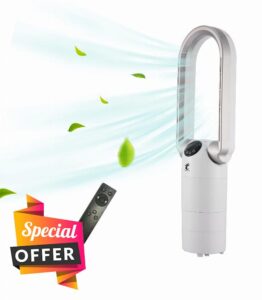 Bladeless Tower Fan with Remote