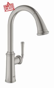 GROHE Gloucester – Kitchen Sink Pull-Out Dual Spray Mixer Tap (High C-spout