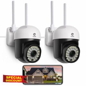 Security Camera Outdoor 2 Pack