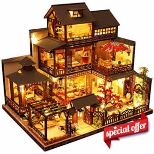 DIY Dollhouse Miniature Kit with Furniture