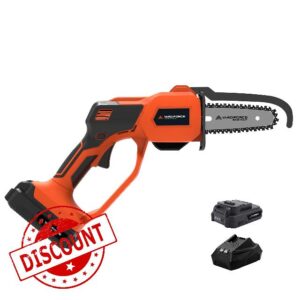 Yard Force 20V Cordless 12cm One-Handed Cordless Pruning Saw with 2.0Ah Li-Ion Battery and Charger