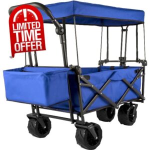 Happybuy Foldable Wagon Cart