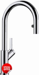 Blanco 521356 Carena-S Vario - Chrome Kitchen Sink tap with a Pull-Out spout Vario-chrome-521356