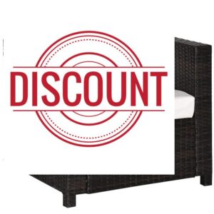 Outsunny 1 Seater Rattan Garden All-Weather Wicker Weave Single Sofa Armchair with Fire Resistant Cushion - Brow