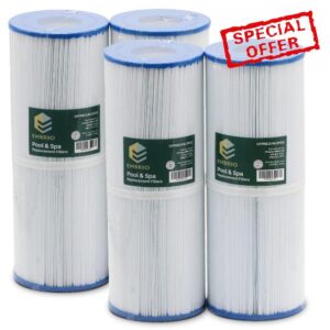EMBRO Replacement Filter Pump Cartridge PRB25-IN Fits for Pleatco PRB25-IN Darlly 42513 Europe SC704 Unicel C-4326 Filbur FC-2375 Magnum RD25 Spa - Best Filtering - Safe & Clean Water 4-Pack
