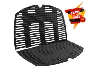GFTIME 7646 Cast Iron Cooking Grid Grate for Weber Q300 Q320 Q3000 Q3200 Series Gas Grills